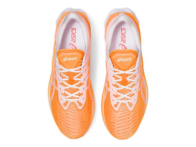 Orange / White Asics NOVABLAST Men's Running Shoes | KZDM1817