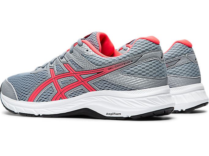 Pink Asics GEL-CONTEND 6 (D) Women's Running Shoes | WFIM5986