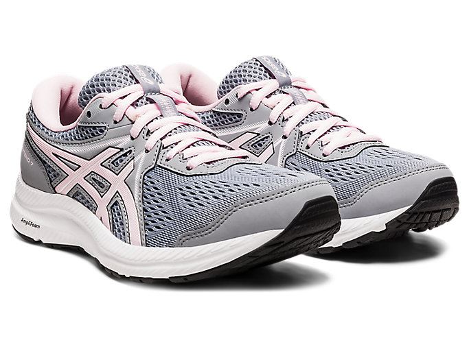 Pink Asics GEL-CONTEND 7 (D) Women's Running Shoes | QYBN1817