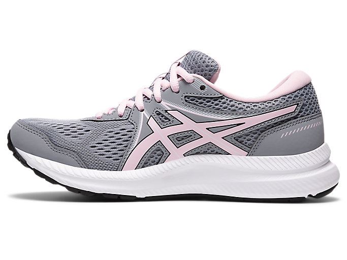 Pink Asics GEL-CONTEND 7 (D) Women's Running Shoes | QYBN1817