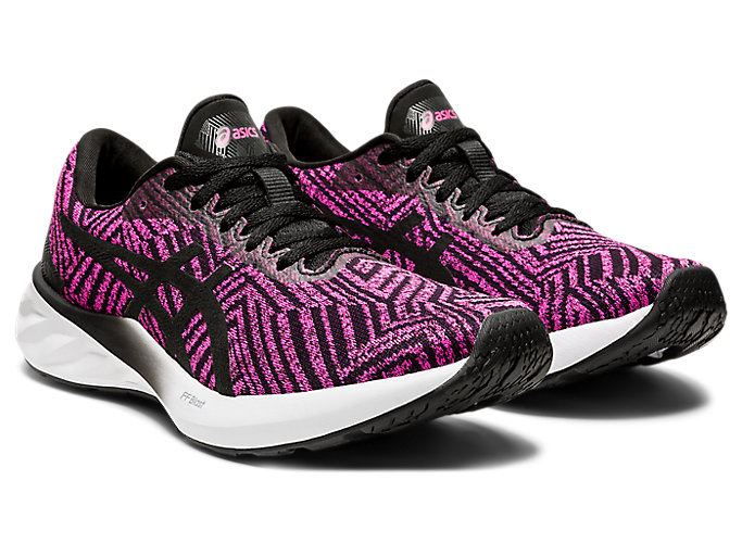 Pink / Black Asics ROADBLAST Women's Running Shoes | NCBU7789