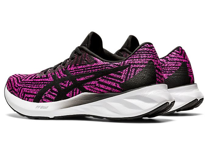 Pink / Black Asics ROADBLAST Women's Running Shoes | NCBU7789