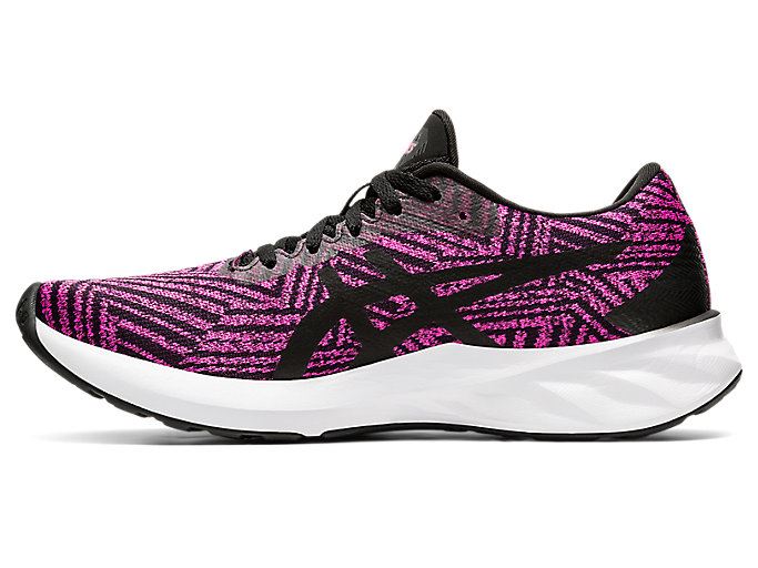 Pink / Black Asics ROADBLAST Women's Running Shoes | NCBU7789