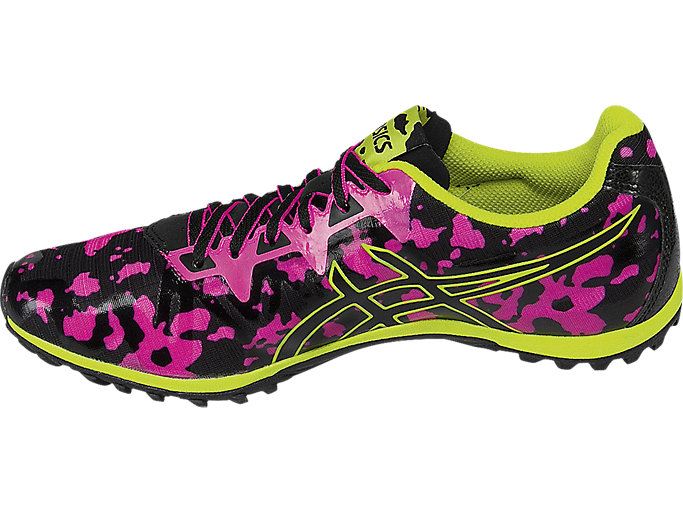 Pink / Black / Light Green Asics Cross Freak 2 Women's Track Shoes | HMFO1249