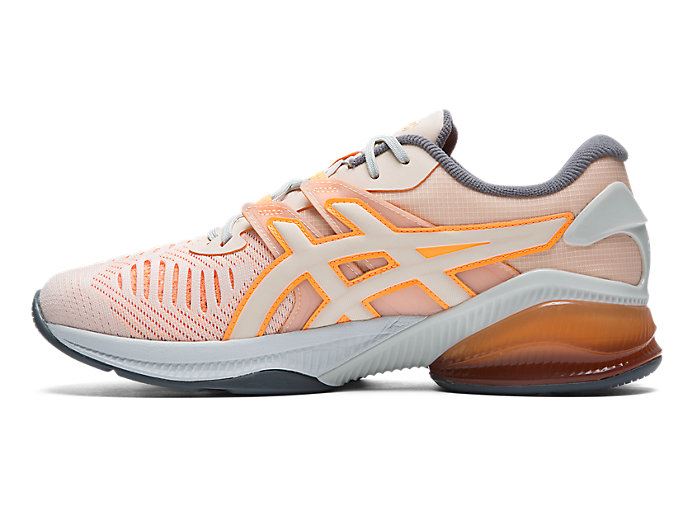 Pink / Orange Asics GEL-QUANTUM INFINITY JIN Men's Sneakers | FAVK0527