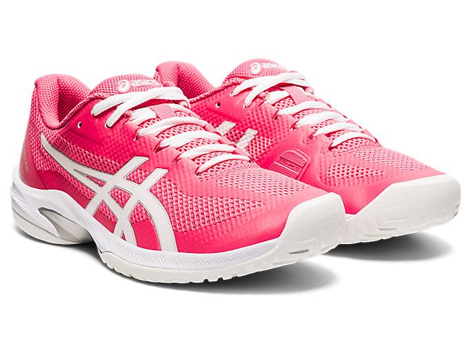 Pink / White Asics Court Speed FF Women's Tennis Shoes | OROI7961