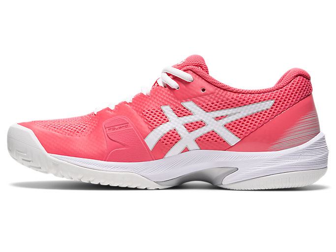 Pink / White Asics Court Speed FF Women's Tennis Shoes | OROI7961