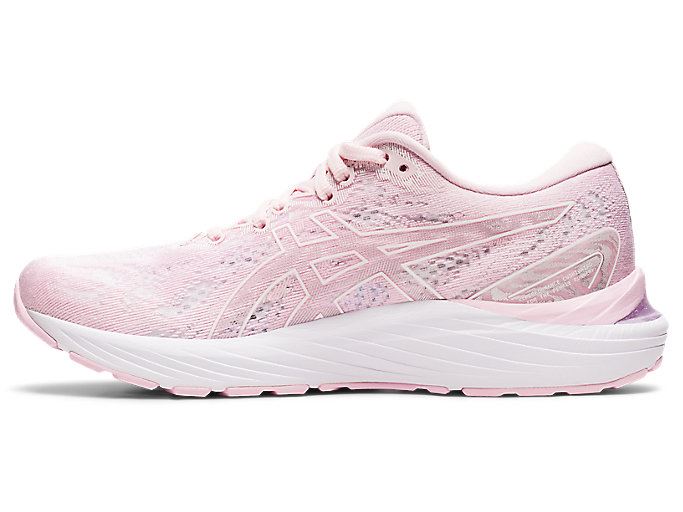 Pink / White Asics GEL-CUMULUS 23 Women's Running Shoes | XXGS2329