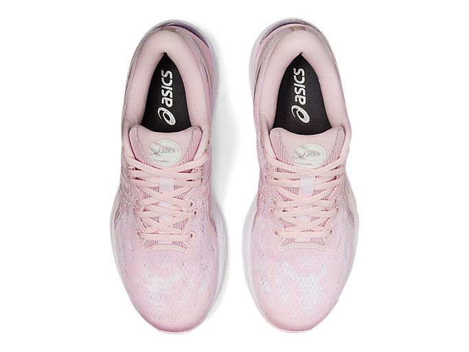 Pink / White Asics GEL-CUMULUS 23 Women's Running Shoes | XXGS2329