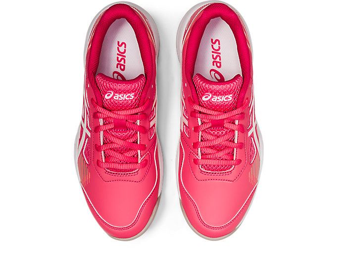 Pink / White Asics GEL-GAME 8 GS Kids' Sneakers | FCMA2732