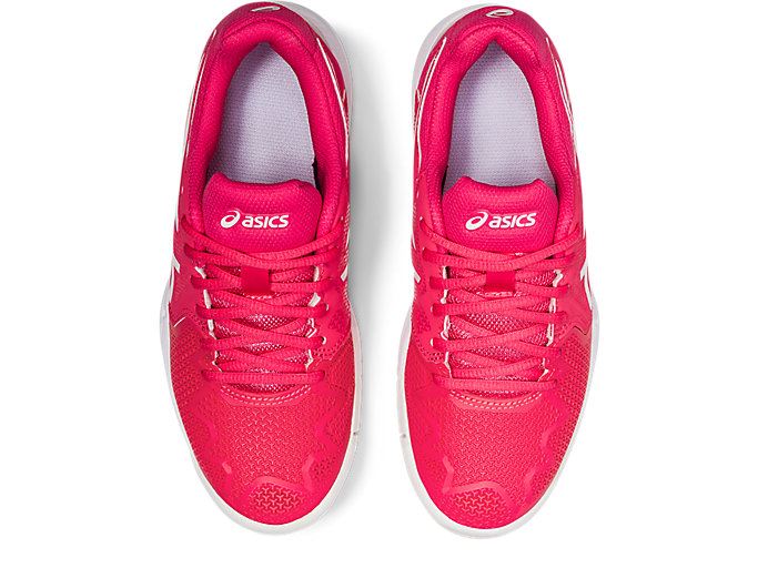 Pink / White Asics GEL-Resolution 8 GS Kids' Sneakers | YDHX6725