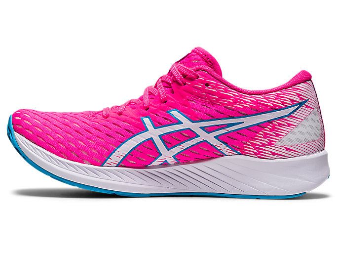 Pink / White Asics HYPER SPEED Women's Running Shoes | AYJO0716