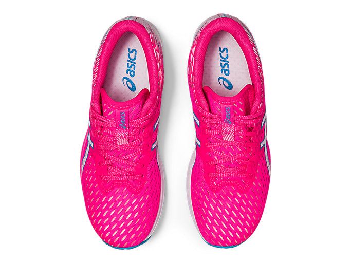 Pink / White Asics HYPER SPEED Women's Running Shoes | AYJO0716