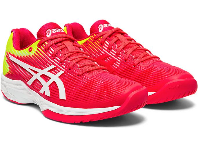 Pink / White Asics SOLUTION SPEED FF Women's Tennis Shoes | QONP2067