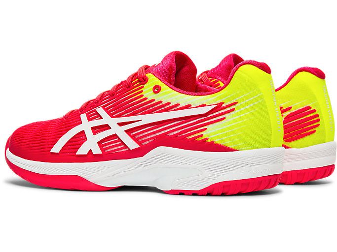 Pink / White Asics SOLUTION SPEED FF Women's Tennis Shoes | QONP2067