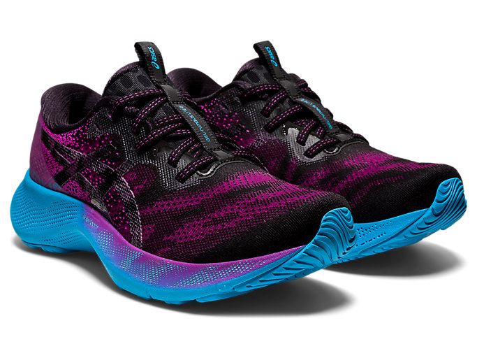 Purple / Black Asics GEL-NIMBUS LITE 2 Women's Running Shoes | IMBE1262