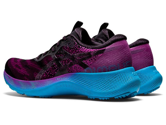 Purple / Black Asics GEL-NIMBUS LITE 2 Women's Running Shoes | IMBE1262