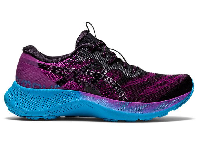 Purple / Black Asics GEL-NIMBUS LITE 2 Women\'s Running Shoes | IMBE1262