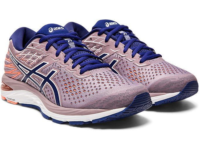 Purple / Blue Asics GEL-CUMULUS 21 Women's Running Shoes | EOUI6839