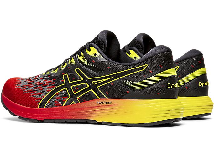 Red / Black Asics DYNAFLYTE 4 Men's Running Shoes | LZVN3613