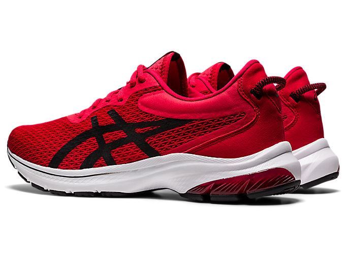 Red / Black Asics GEL-KUMO LYTE (4E) Men's Running Shoes | DZVB6494