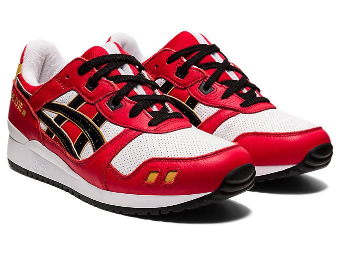 Red / Black Asics GEL-LYTE III OG Men's Sneakers | VCXN7942