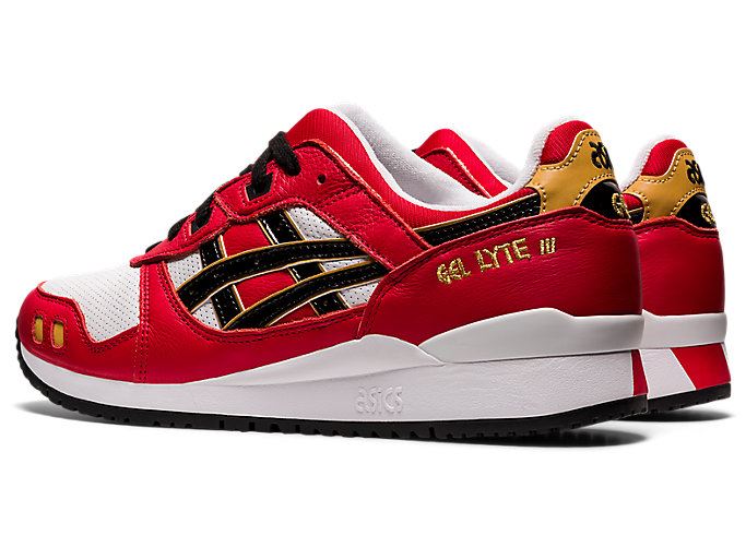 Red / Black Asics GEL-LYTE III OG Men's Sneakers | VCXN7942