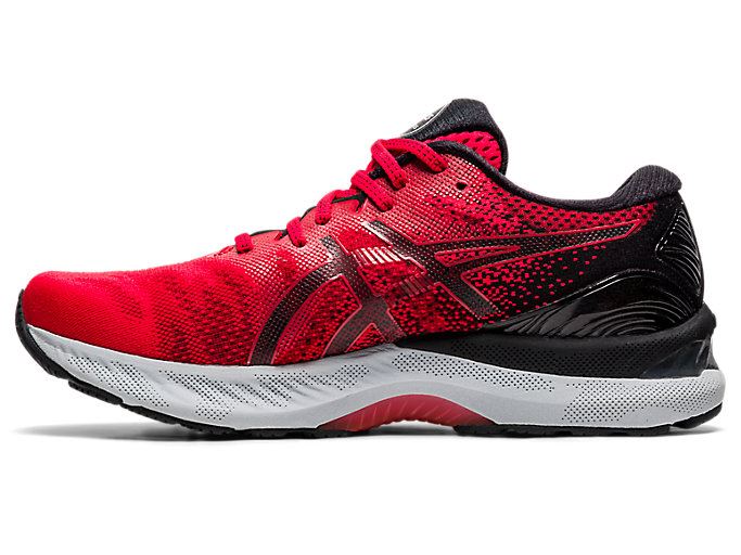 Red / Black Asics GEL-NIMBUS 23 Men's Running Shoes | FWKA2566