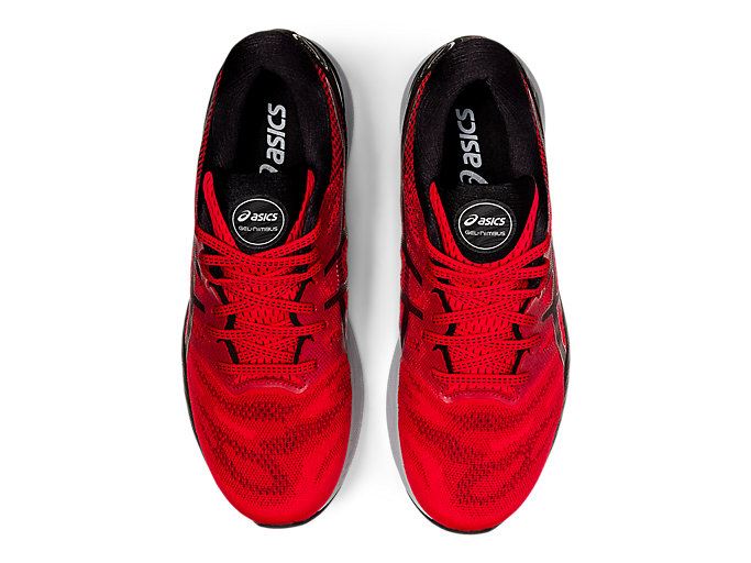 Red / Black Asics GEL-NIMBUS 23 Men's Running Shoes | FWKA2566