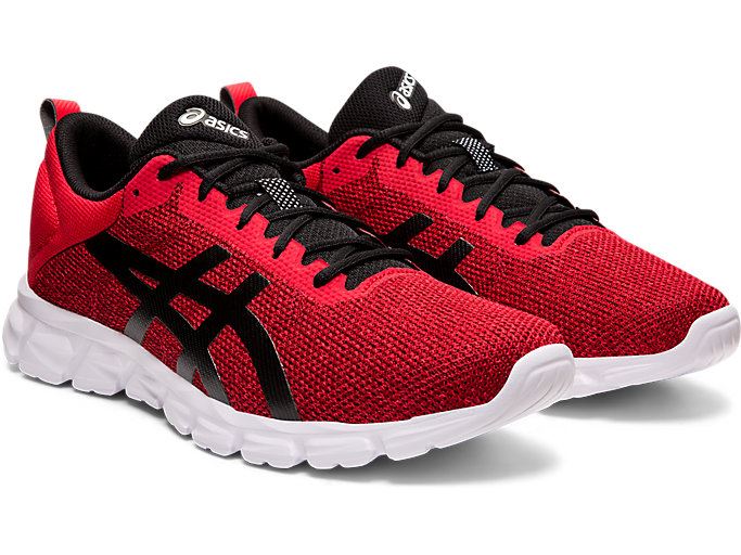 Red / Black Asics GEL-QUANTUM LYTE Men's Running Shoes | PERT7031