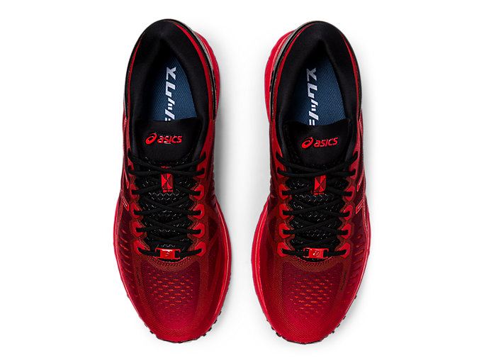 Red / Black Asics Metarun Men's Running Shoes | XWRB9164