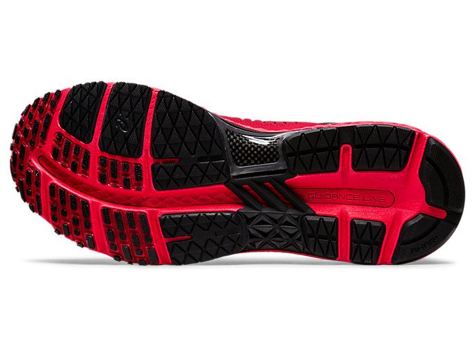 Red / Black Asics Metarun Men's Running Shoes | XWRB9164