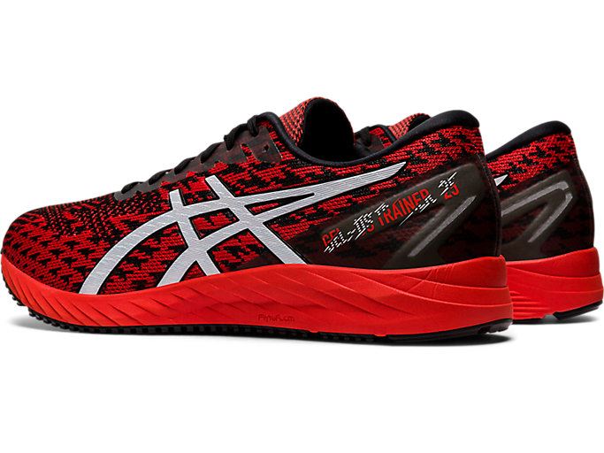 Red / White Asics GEL-DS Trainer 25 Men's Running Shoes | FUTA2019