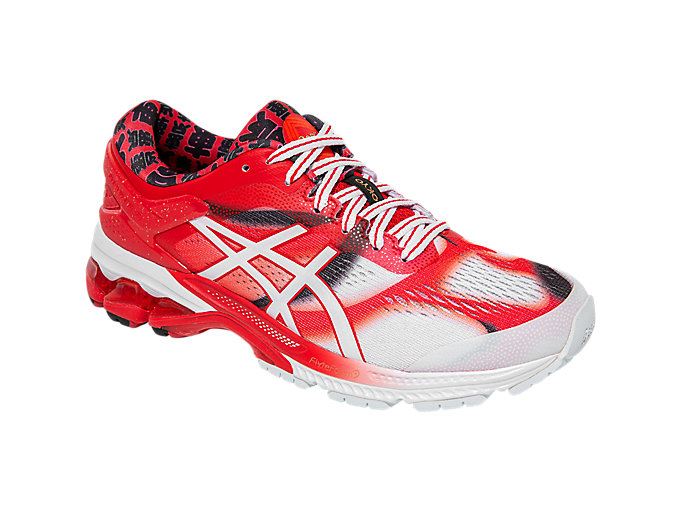 Red / White Asics GEL-KAYANO 26 TOKYO Women's Running Shoes | WHXJ1602