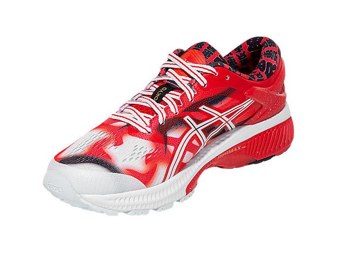 Red / White Asics GEL-KAYANO 26 TOKYO Women's Running Shoes | WHXJ1602