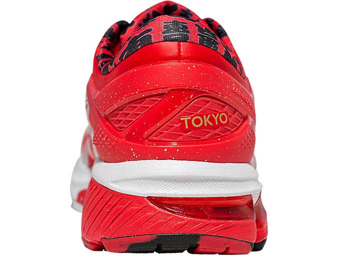 Red / White Asics GEL-KAYANO 26 TOKYO Women's Running Shoes | WHXJ1602