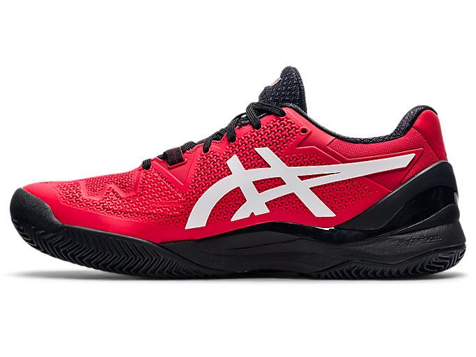 Red / White Asics GEL-Resolution 8 Clay Men's Tennis Shoes | SVPC8672