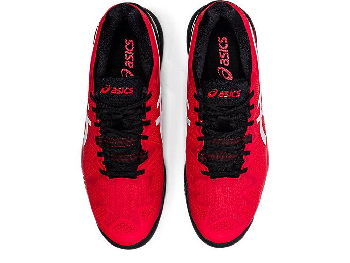 Red / White Asics GEL-Resolution 8 Clay Men's Tennis Shoes | SVPC8672