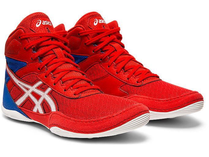 Red / White Asics MATFLEX 6 GS Kids' Sneakers | YZCC7899