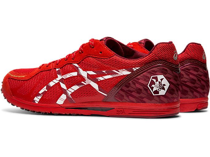 Red / White Asics SORTIEMAGIC RP 4 TENKA Men's Running Shoes | UJKJ3143