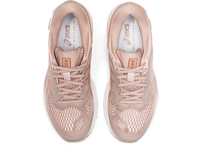 Rose Gold Asics GEL-KAYANO 26 Women's Running Shoes | JLWQ4230