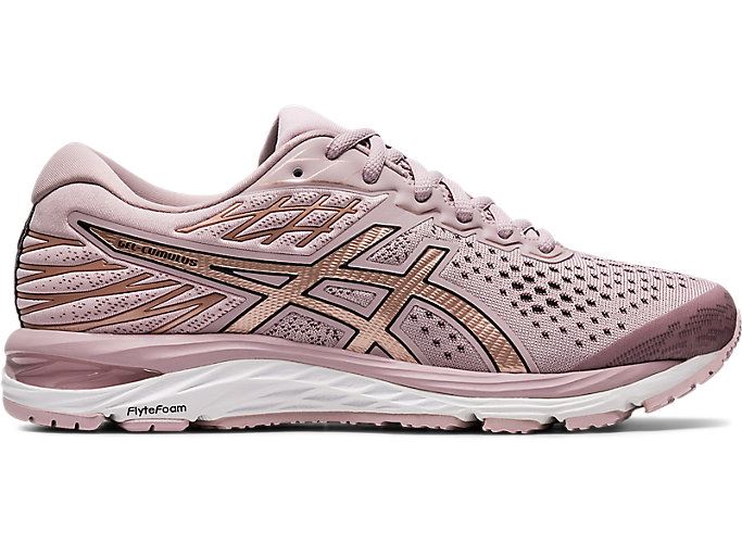 Rose / Rose Gold Asics GEL-CUMULUS 21 Women\'s Running Shoes | BHBM3277