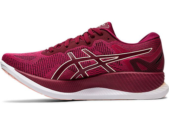 Rose / Turquoise Asics GLIDERIDE Women's Running Shoes | UKVV7896