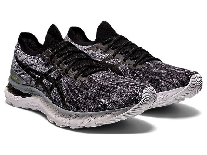 Sheet Rock / Back Asics GEL-NIMBUS 23 KNIT Men's Running Shoes | WOGE8907