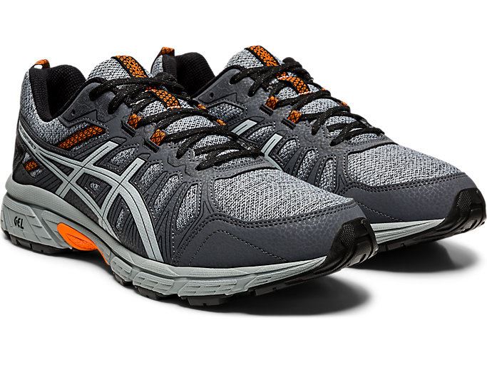 Sheet Rock / Habanero Asics GEL-Venture 7 MX Men's Trail Running Shoes | GBPP4384