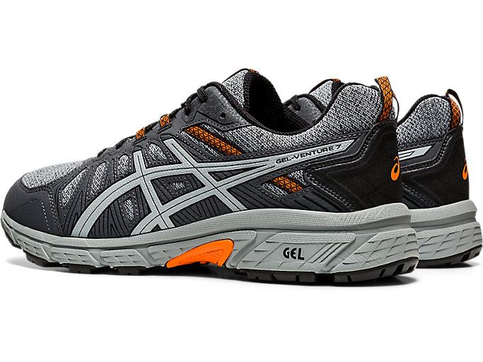 Sheet Rock / Habanero Asics GEL-Venture 7 MX Men's Trail Running Shoes | GBPP4384