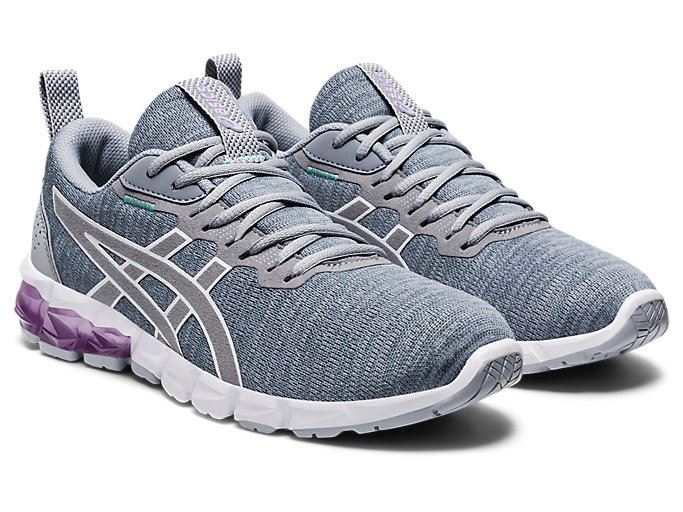 Sheet Rock / Lilac Tech Asics GEL-QUANTUM 90 2 STREET Women's Sneakers | BENU4546