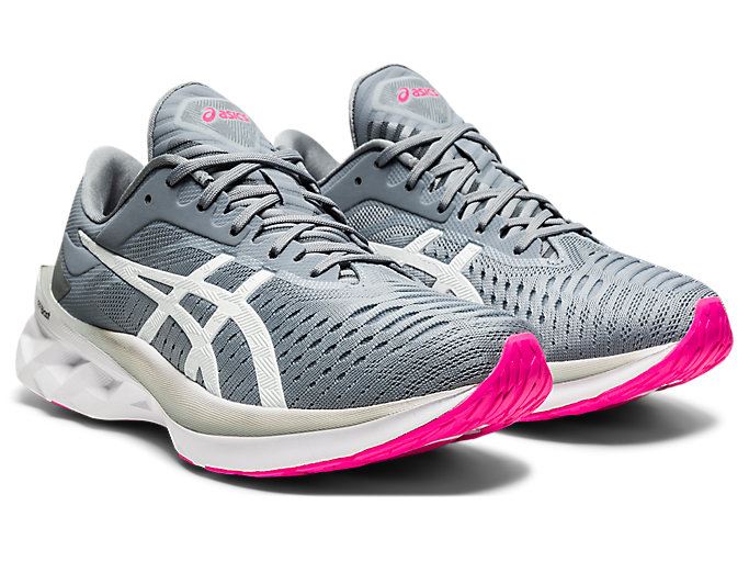 Silver Asics NOVABLAST Women's Running Shoes | CSZO1418