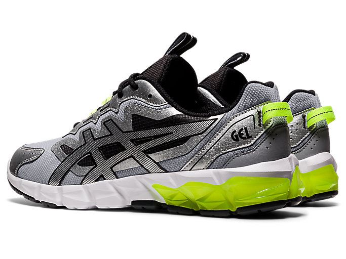 Silver / Black Asics GEL-QUANTUM 90 3 Men's Sneakers | PHKR1160