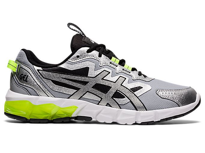 Silver / Black Asics GEL-QUANTUM 90 3 Men\'s Sneakers | PHKR1160